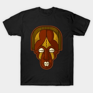 Ancient african aboriginal mask design T-Shirt